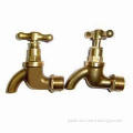 Pegler England Branch Brass Bibcock/Tap, Available in Various Sizes, CE-approved